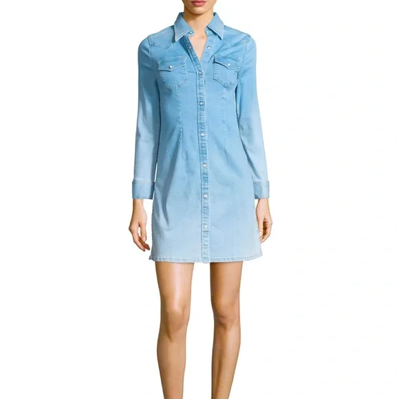 NWT AG denim shirt dress